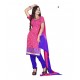 Solid Pink Chanderi Dressmaterial