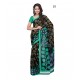 Floral Print Faux Georgette Saree