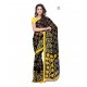 Floral Print Faux Georgette Saree