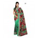 Floral Print Georgette Saree