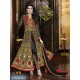 Red Karishma Kapoor Georgette, Suit 